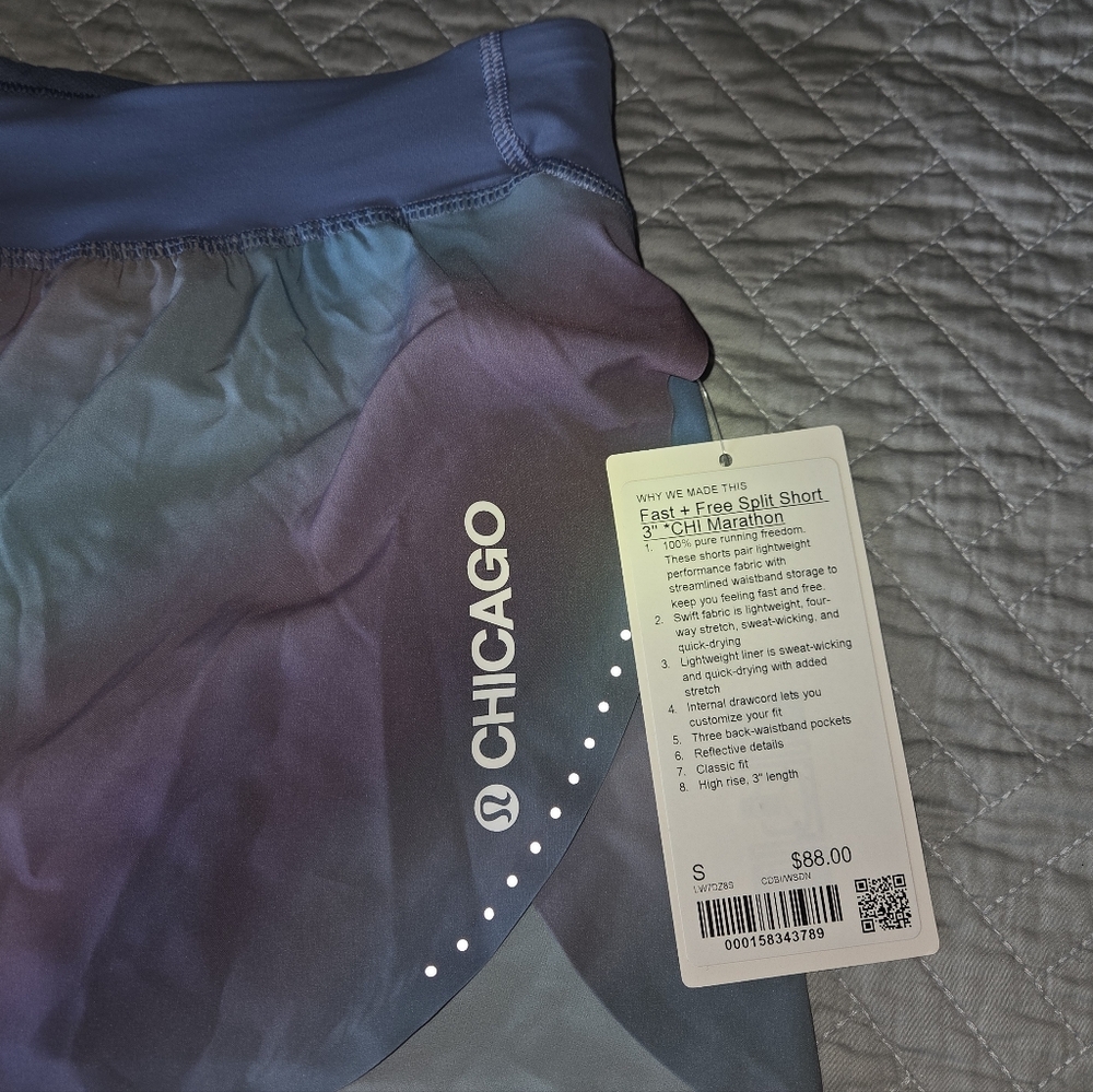 Lululemon Chicago Marathon 25 Shorts - Picture 2 of 3